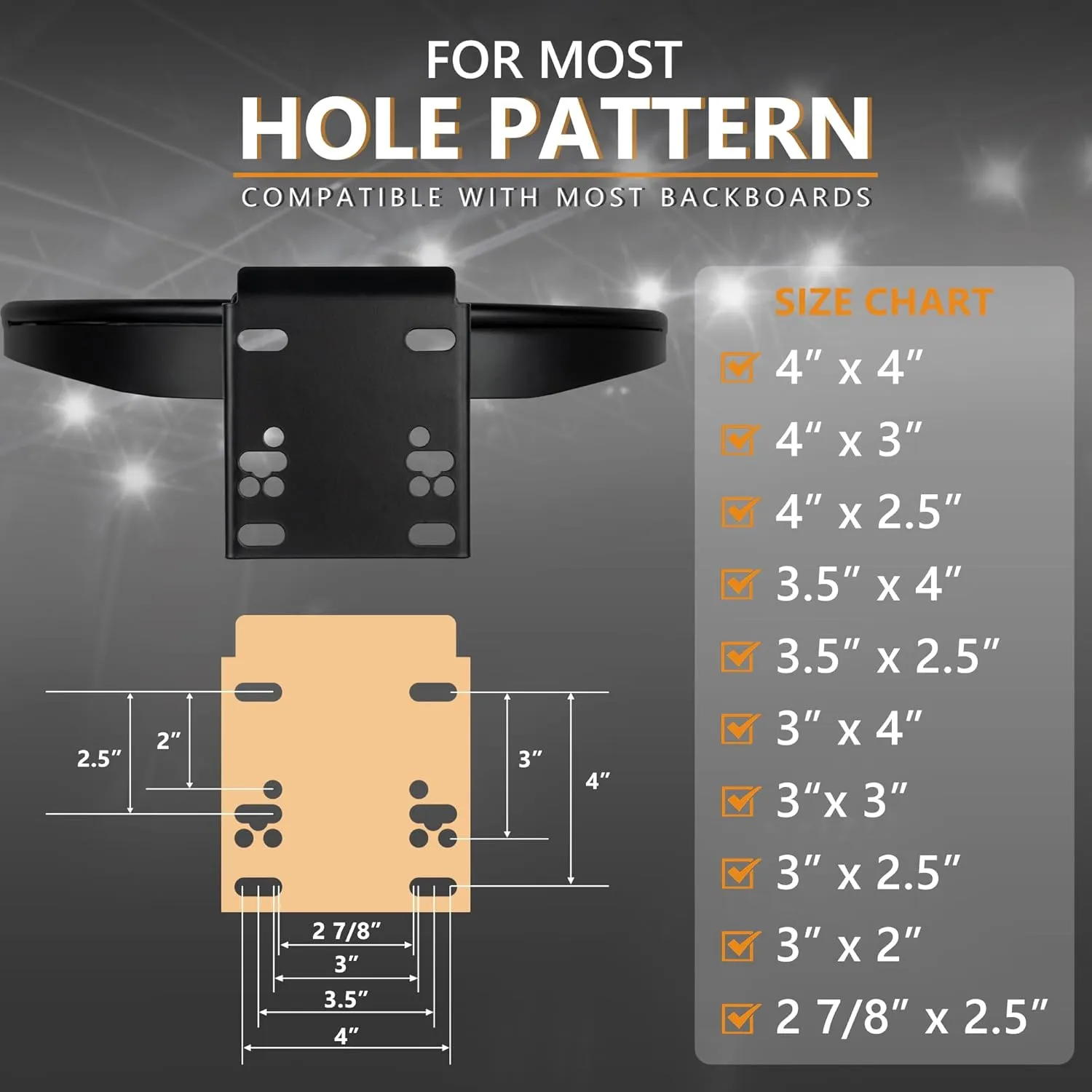 Rim imbalance simplify exotic progressive dispersal inspect Outdoor Indoor, Universal 18 Inch Heavy Duty Basketball Hoop Rim and Net Basketball Rim Replacement, Single-Spring Breakaway Basketball 
