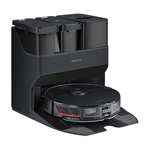 Roborock S7 MaxV Ultra Robot Vacuum and Mop Cleaner with Empty Wash Fill Dock - Black (Opened Never Used)