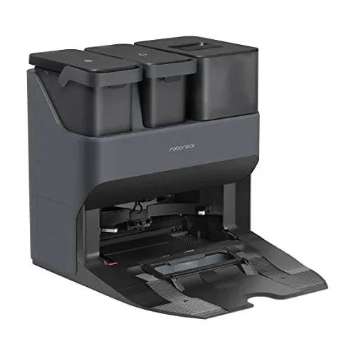 Roborock S7 MaxV Ultra Robot Vacuum and Mop Cleaner with Empty Wash Fill Dock - Black