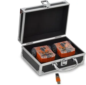 Robot V3 Programmable Educational Bot STEM Coding Kit. Includes Carrying Case and USB with Resources hazel & Lesson Plans for Teachers (Team) Edison 