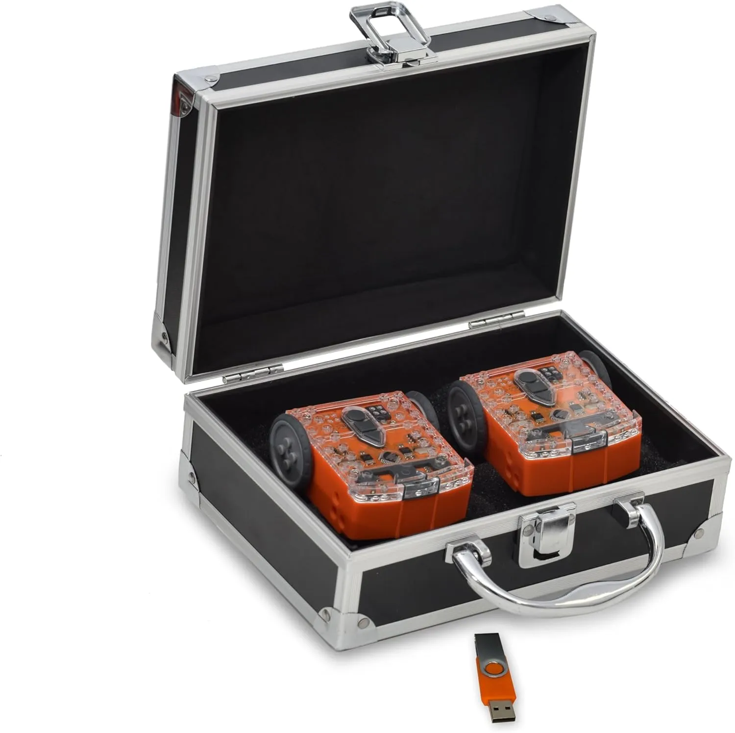 Robot V3 Programmable Educational Bot STEM Coding Kit. Includes Carrying Case and USB with Resources hazel & Lesson Plans for Teachers (Team) Edison 