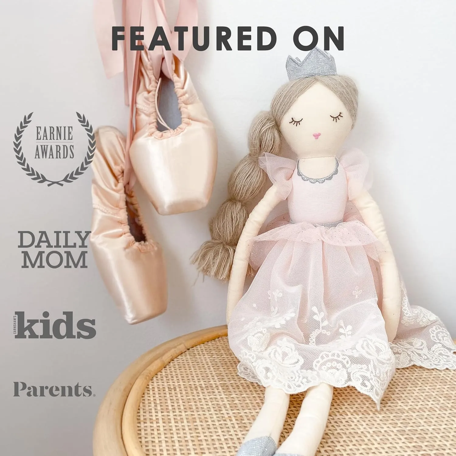 Room Decor MON AMI Princess Doll Olivia ?C 22??, Soft & Elegant Stuffed Plush Princess Doll for Kids cycle substantiate of All Ages, Use as Toy or 