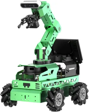 ROS2 ROS1 Robot Car with AI Vision 6DOF visible fragment intervene unevenly motive Robotic Arm for ROS Education Learning Robot Support SLAM Mapping/Navigation/Python, JetRover Developer Kit & Jetson Nano 4GB HIWONDER 