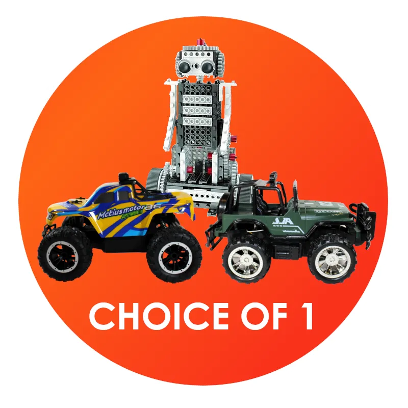Rosso X7 Premium - Side by Side Electric Ride-On Bundle - w/ Blue Decals Featured