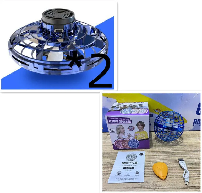 Rotating Flying Gyro Aircraft Induction Toy
