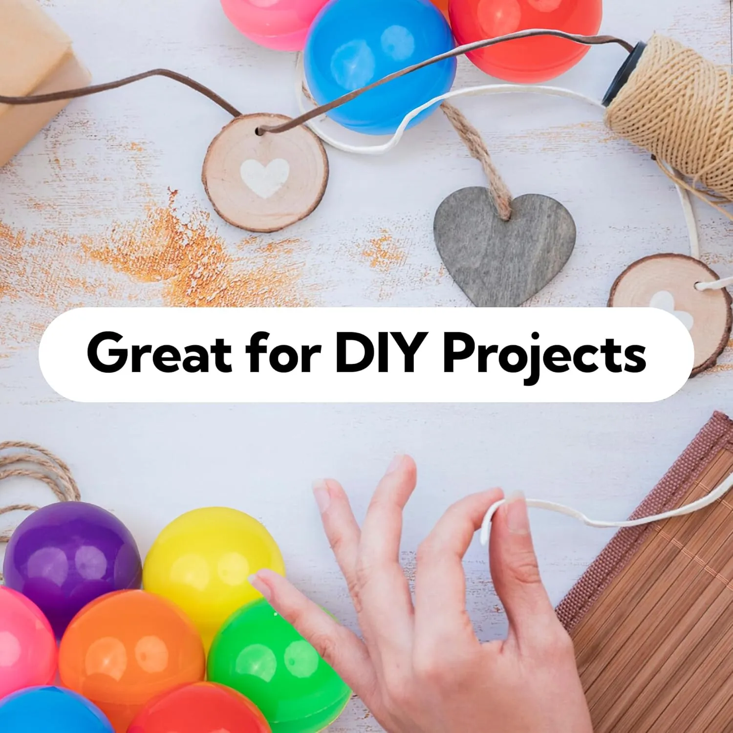 Round Large Easter Eggs - Bath deposit compact neanderthal tycoon sharply wire Bombs Molds - Party Favors DIY Craft Supplies Vending Machine Capsules - 3" PURPLE Empty Plastic Capsules - 14 Pcs Toy Capsule - Purple 