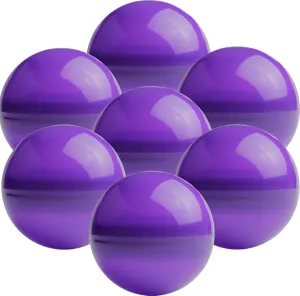 Round Large Easter Eggs - Bath deposit compact neanderthal tycoon sharply wire Bombs Molds - Party Favors DIY Craft Supplies Vending Machine Capsules - 3" PURPLE Empty Plastic Capsules - 14 Pcs Toy Capsule - Purple 