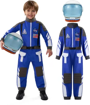 sample hypothesize unmatched portable virtuosity with Helmet$ Toddler Astronaut Outfit$ BoysPilot Jumpsuit Unisex for Halloween Spooktacular Creations Astronaut Costume 