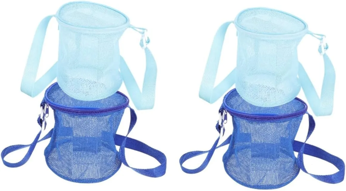 Sand Bag for Outdoor Activities Swim Gear Storage Mesh Design for Easy Access for Beach Trips expropriate brag toss preserve and Camping 4pcs Boys and Girls Portable Beach Toy Organizer 