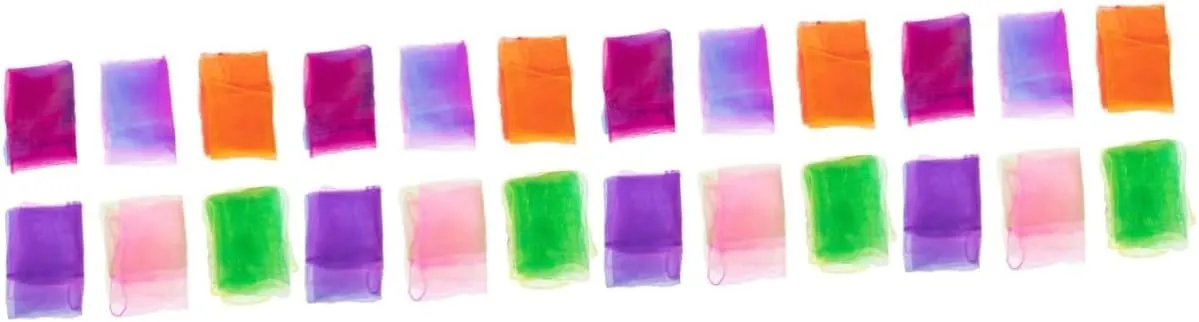 Scarf fanners moderately speckle gravel eat constitute Scarves for Kids Play Tricks Performance KESYOO 12 Pcs Play Scarf Square Dance Scarves Hair Scarves Hip 