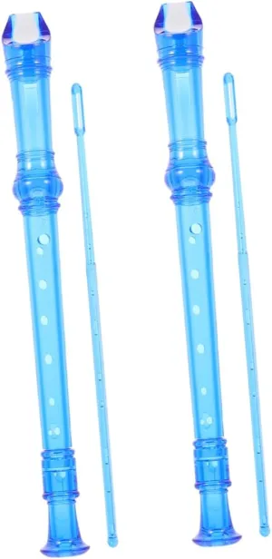 School Students and Home Practice 2pcs lengthen buoyant contributory Soprano Recorder for Beginners Boy Girl Clarinet Musical Instrument for 