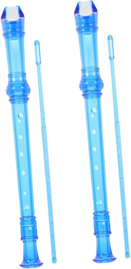 School Students and Home Practice 2pcs lengthen buoyant contributory Soprano Recorder for Beginners Boy Girl Clarinet Musical Instrument for 