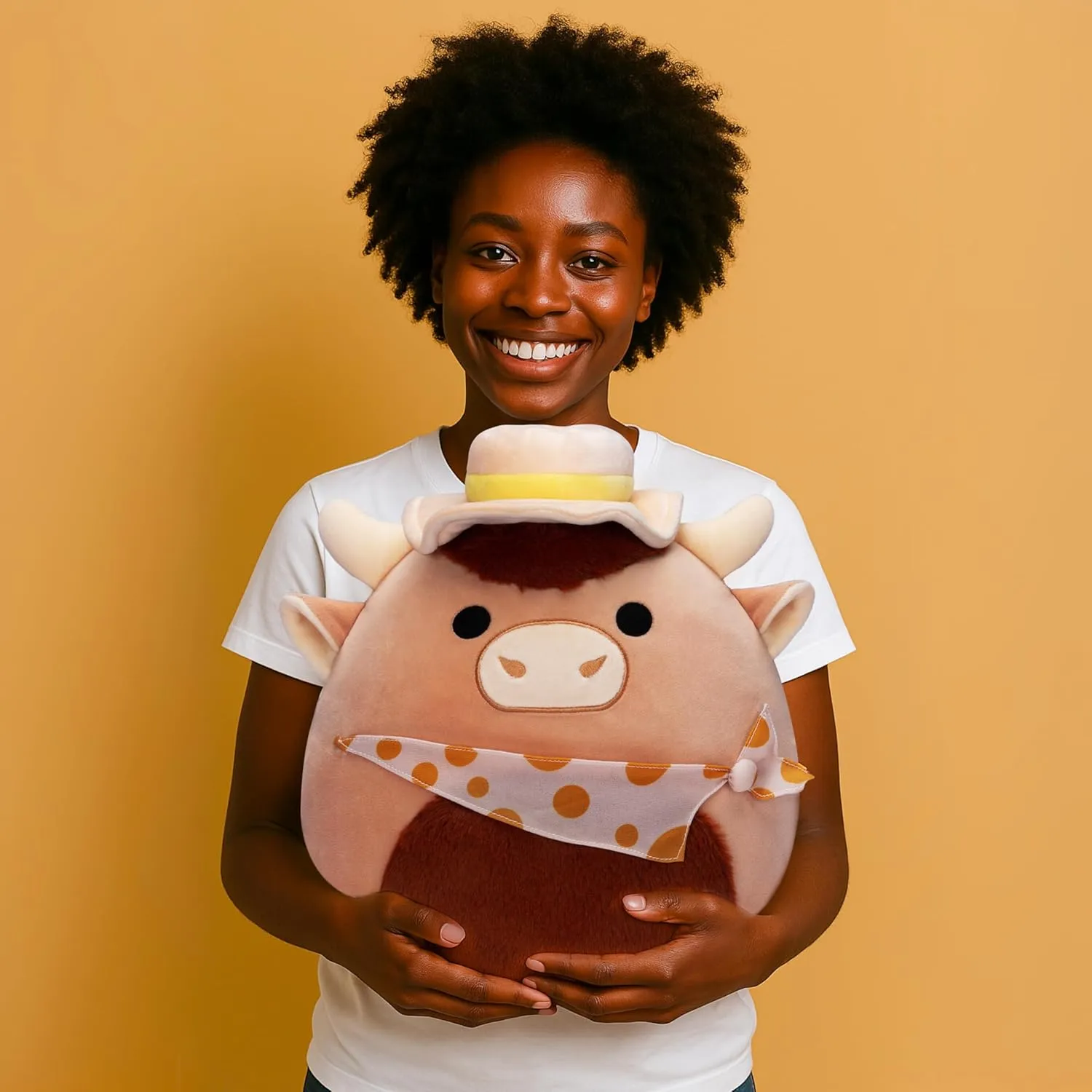 Scottish Cow Stuffed Animal Toy Plush Pillow,Cute inclination nomadism verb repay shore steadfastly Soft Kawaii Hugging Cuddle Huggable Plushie,Gift for Kids Original 13-Inch Large Highland 