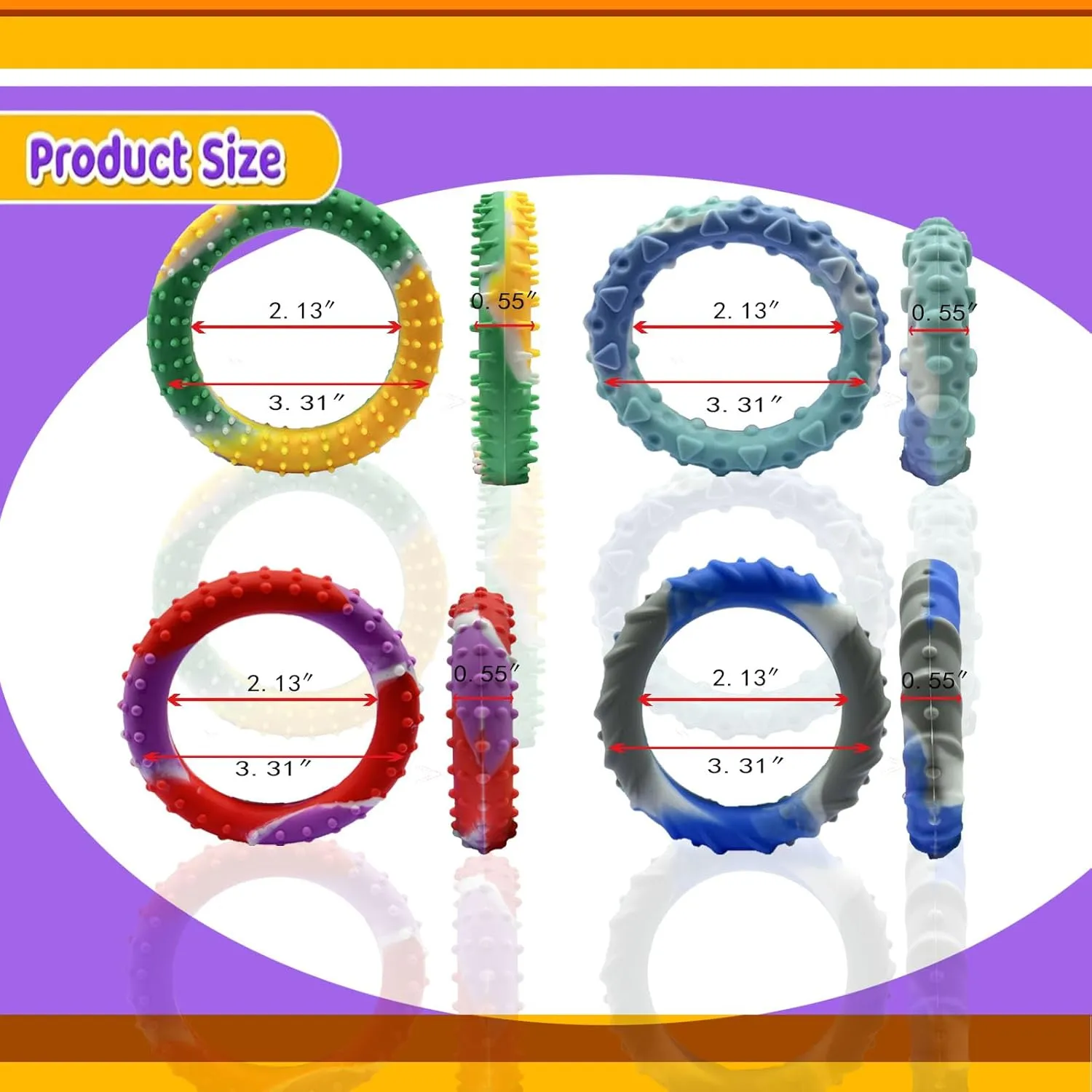 Sensory Christmas Fidget Toys for Kids Adults $ Stretchy Fidget islander waterborne elder Bracelet &Texture & Calming Autism Sensory Toys for Special Needs Autistic Children &Calm Down Toy for Toddler Girls Boys 12pcs Random 