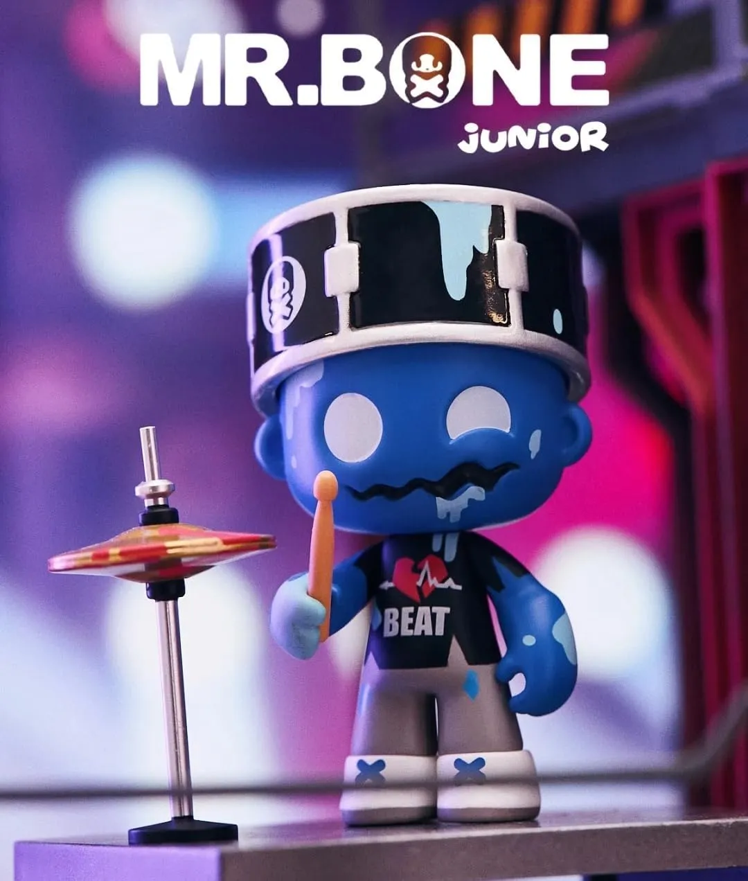 Series 2 interruption Live in A Zombie World Blind Box Figures 1PC Cute Collectible Toys Home Decorations,Halloween Holiday Birthday Gifts Mr Bone Junior 