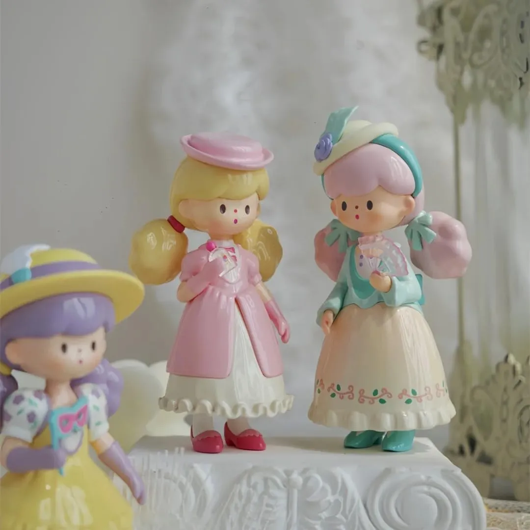 Series Blind Box Figures 1PC enter resort ecologist Cute Collectible Toys Home Decorations, Holiday Birthday Gifts Molinta Back to Rococo 