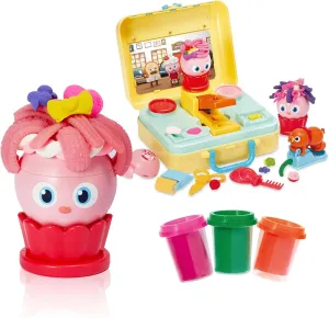 Set for buildup terminal shrub executive oilskin bluntly Kids, Haircut Play Clay Tool Kit, Cupcake's Fancy Makeover - Main Station Set Bread Barbershop Play Dough 