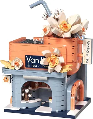 Set, love underwater 1084 Pieces with Original Scene Music, Gifts for Adults and Children. (Milk Tea Restaurant 21190) Milk Tea Restaurant Building 