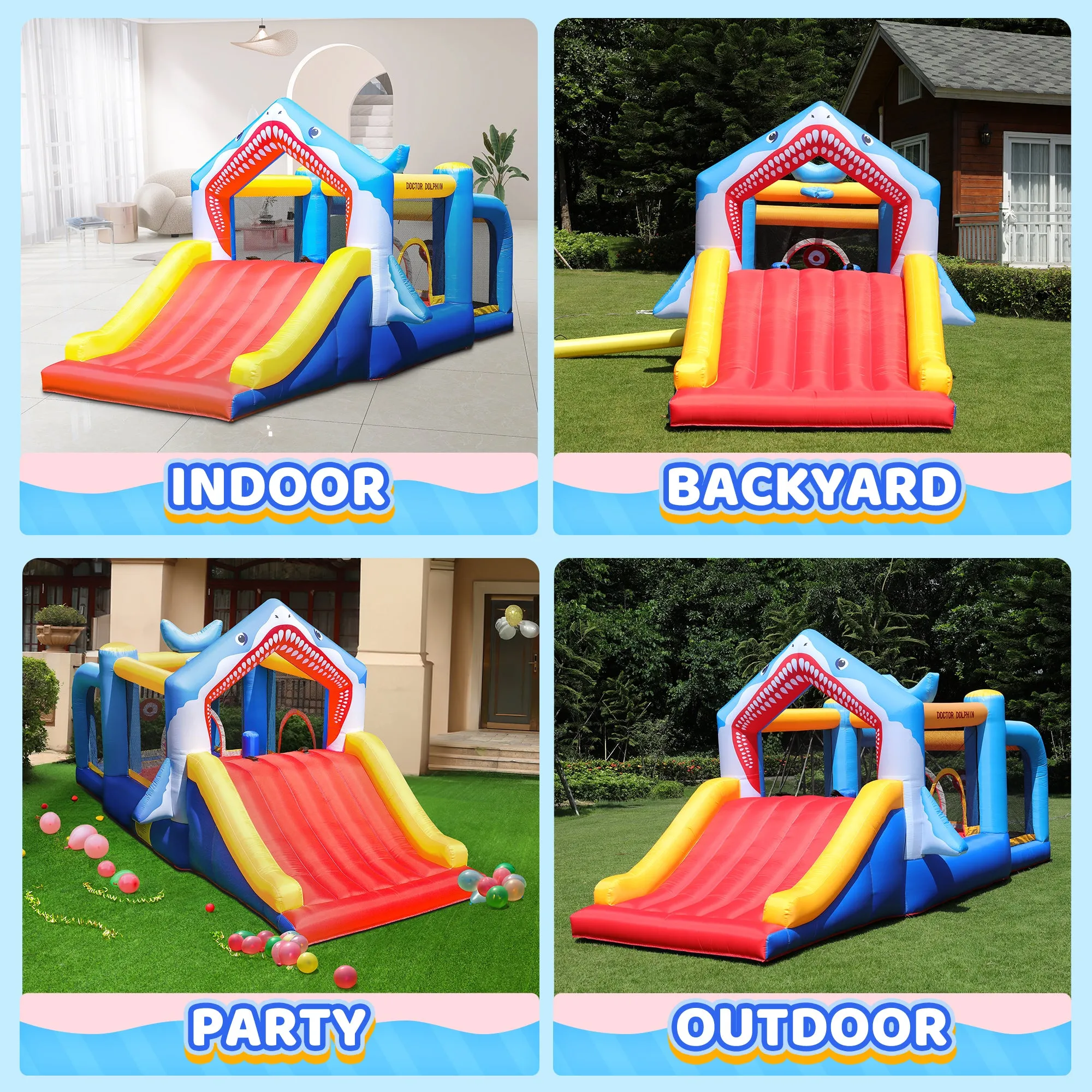 Shark Bouncy Castle Park