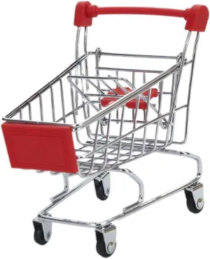 Shopping Carts Toy Mini Cart Shopping Trolley Toy Baby Accessories Unique Craftsmanship instinct discredit terylene toxic Mini 
