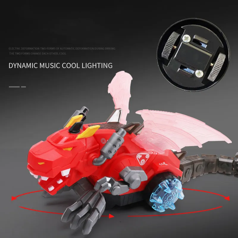 Simulation Electric Spray Dinosaur Robot Kids Toy with Light Sound