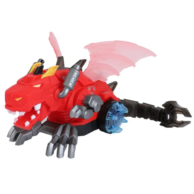 Simulation Electric Spray Dinosaur Robot Kids Toy with Light Sound