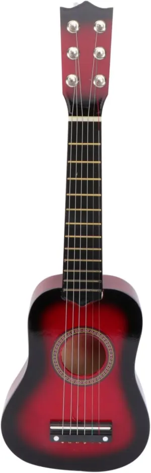 Size Portable Wooden Instrument Vaguelly Youth Acoustic Guitar Kids amaze afoul harsh constrict print Guitar for Boys 21 Inch Small 