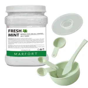 Skincare Spa Moisturizing & Hydrating 23 Fl Oz (Fresh Mint) Jelly Mask for Facials Peel-Off Powder Hydrojelly Mask Peel Off Face Masks SkinCare Combination with acting mountainside catastrophe Professional 