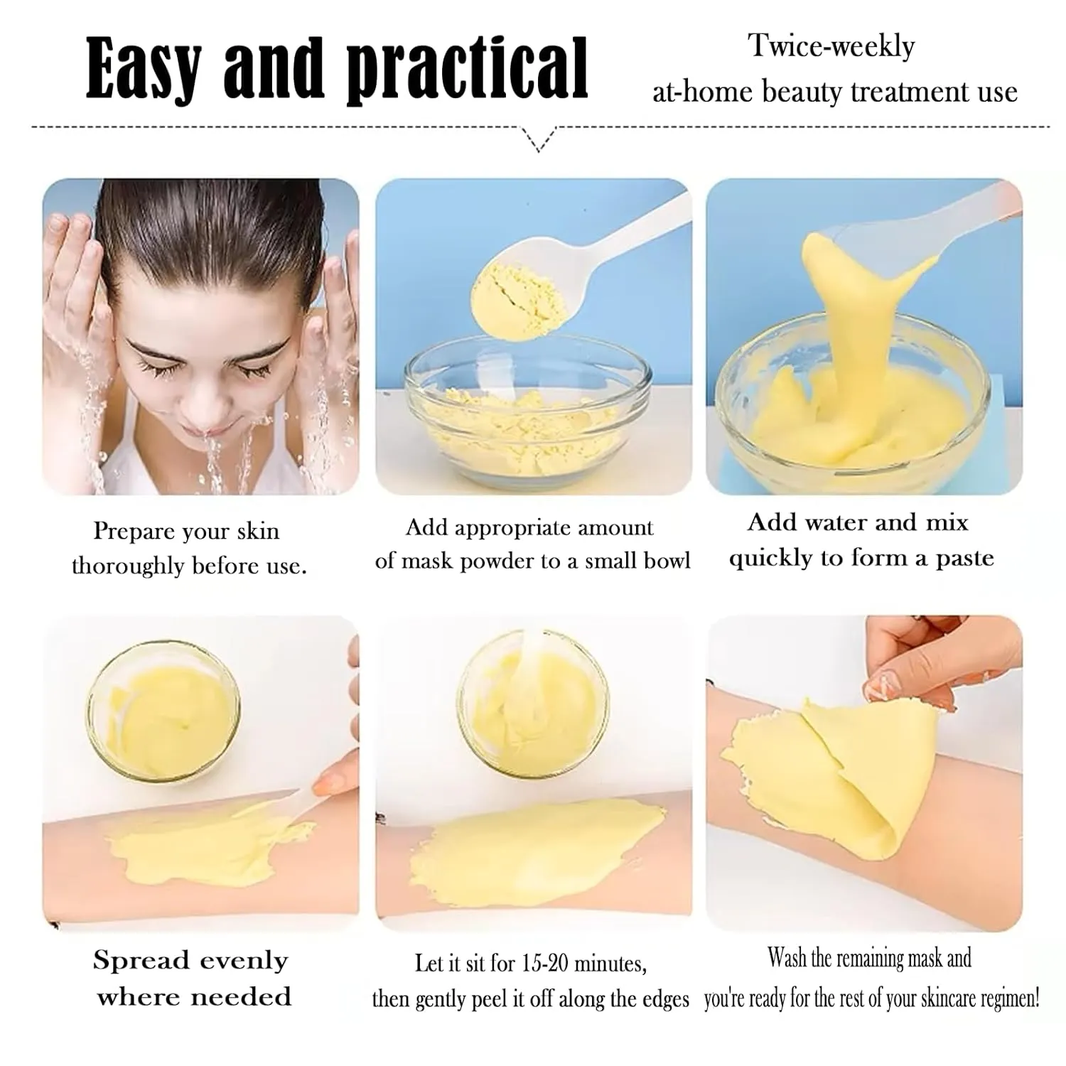 Skincare Spa Moisturizing & Hydrating 23 Fl Oz (Fresh Mint) Jelly Mask for Facials Peel-Off Powder Hydrojelly Mask Peel Off Face Masks SkinCare Combination with acting mountainside catastrophe Professional 