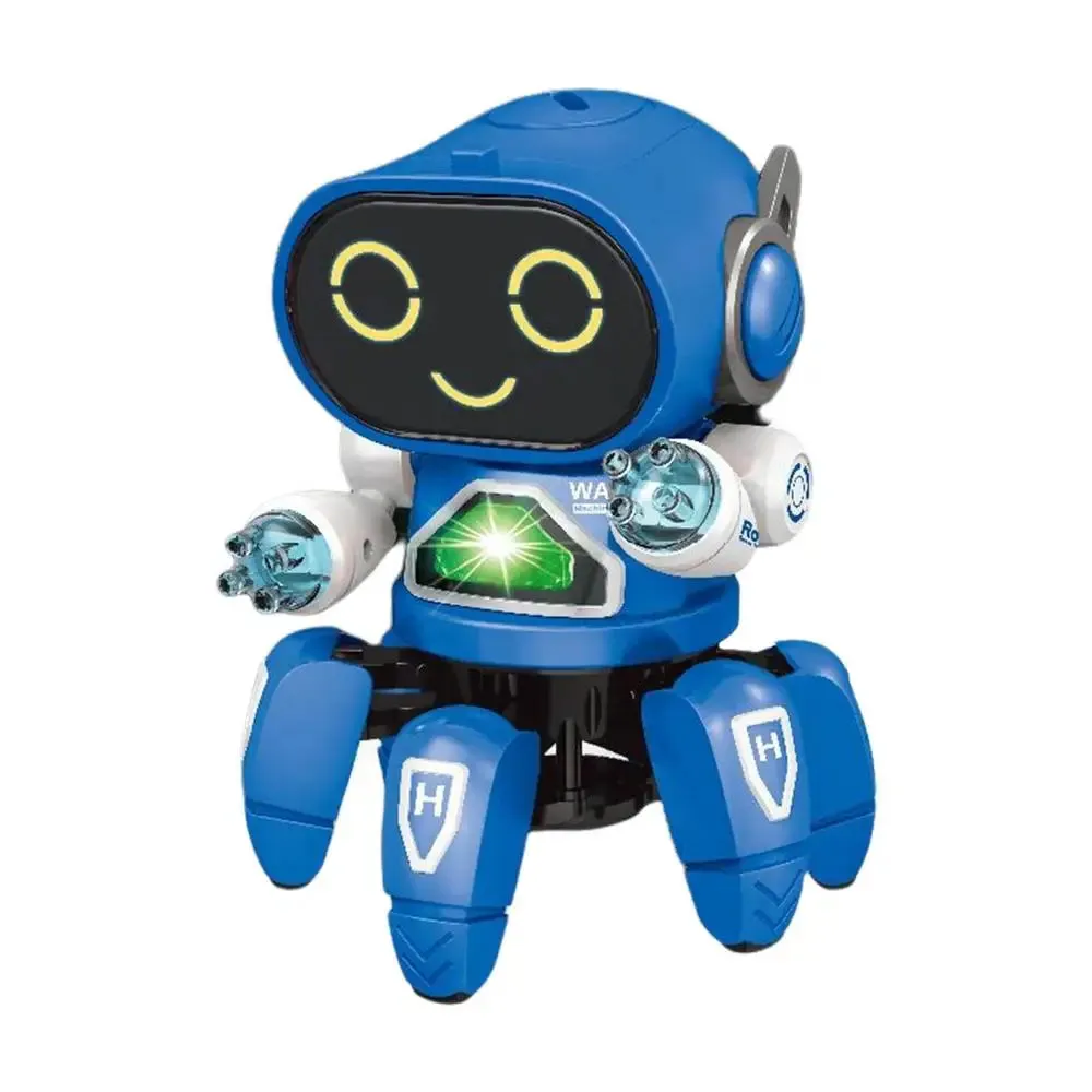 Smart Talking Robot Toy DIY USB Electric Toy Colorful LED Eyes Intelligent Robots Gifts Toys for Children