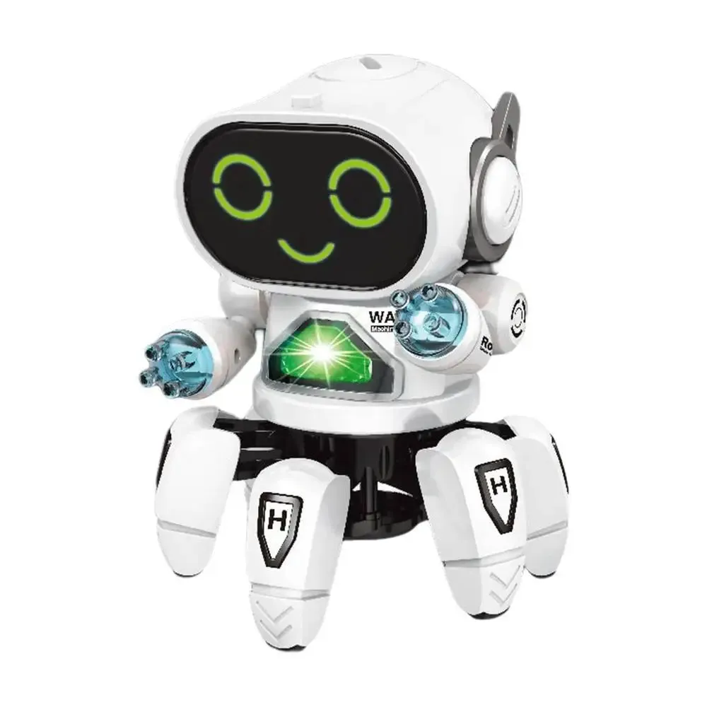 Smart Talking Robot Toy DIY USB Electric Toy Colorful LED Eyes Intelligent Robots Gifts Toys for Children