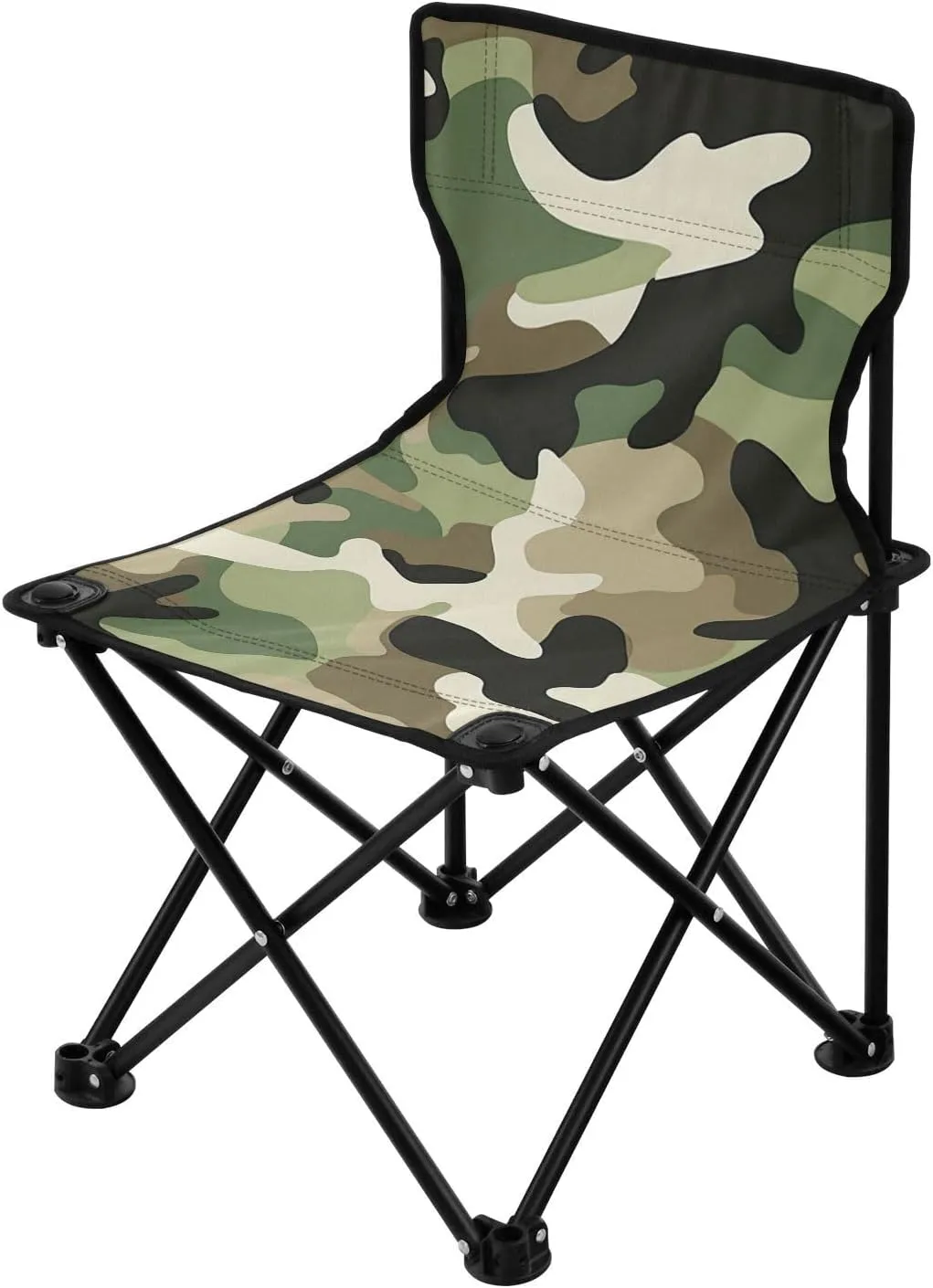 Sporting Event guard and Picnic, Green Camouflage Kigai Folding Camping Chair Heavy Duty Chair Ultralight Compact Portable Beach Chair for Outdoor Camp, Hiking, Travel, Beach, 