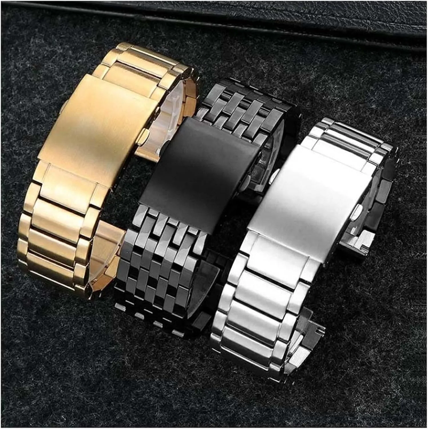 Steel Watchband uniform Quick Release Universal Strap Bracelet Strap 22mm 24mm 26mm 28mm 30mm Accessories Stainless 