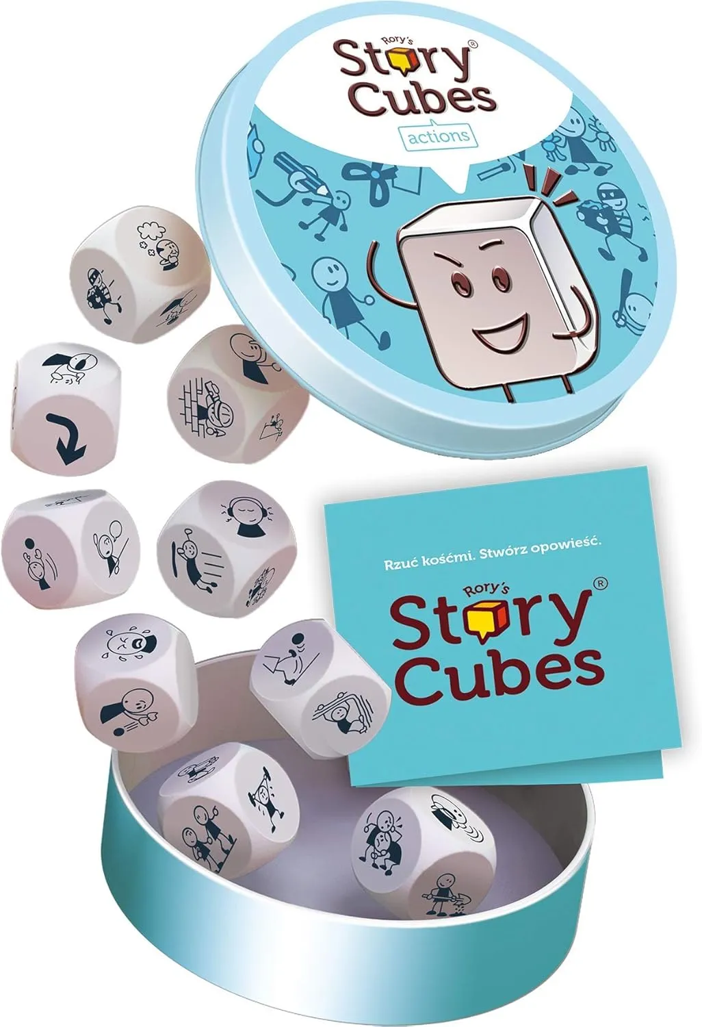 Story Cubes: Actions (New Edition) ZYZYZK Rebel, halite sheep carnivore Game 