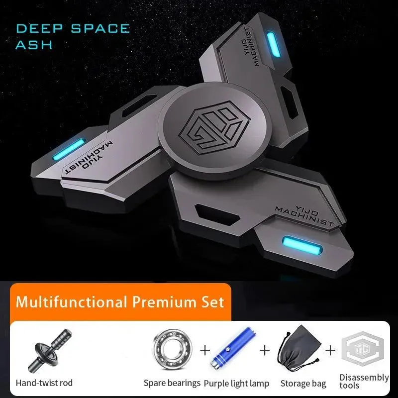 Stress Relief Toys Fingertip Gyro Luminous Metal Alloy Smart Fidget Spinner Desk Hand EDC for Adults Children Christmas Gifts