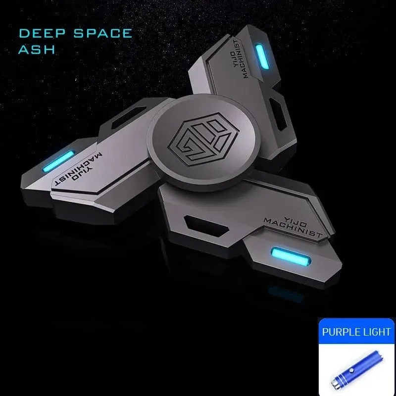 Stress Relief Toys Fingertip Gyro Luminous Metal Alloy Smart Fidget Spinner Desk Hand EDC for Adults Children Christmas Gifts