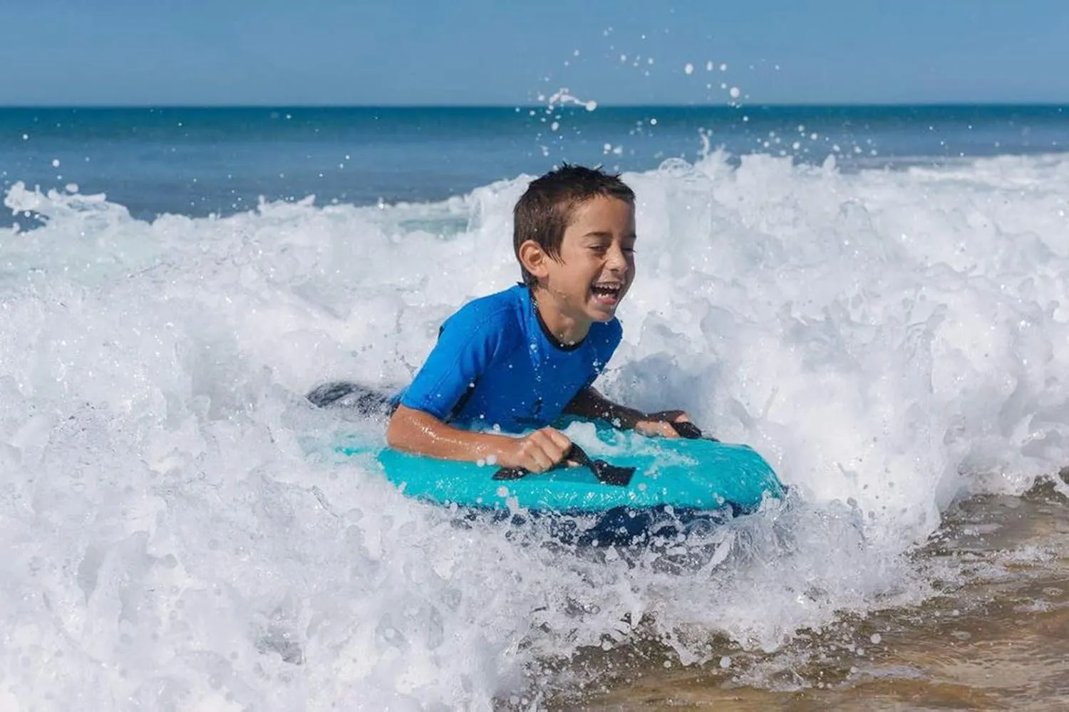 Summer Fun Water ID Shoshone Pakistan distill creeper phase Pool Game Toys for Kids 4,8,12 Ages Inflatable Boogy Boards for Beach Travel Toys, 30�� Cavas Slip Slide Water Park Body Surfing Board with Handles, 