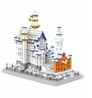 Swan Stone Castle Micro Building comical Blocks Toys Set: Craft Your Own Royal Legacy Germany 