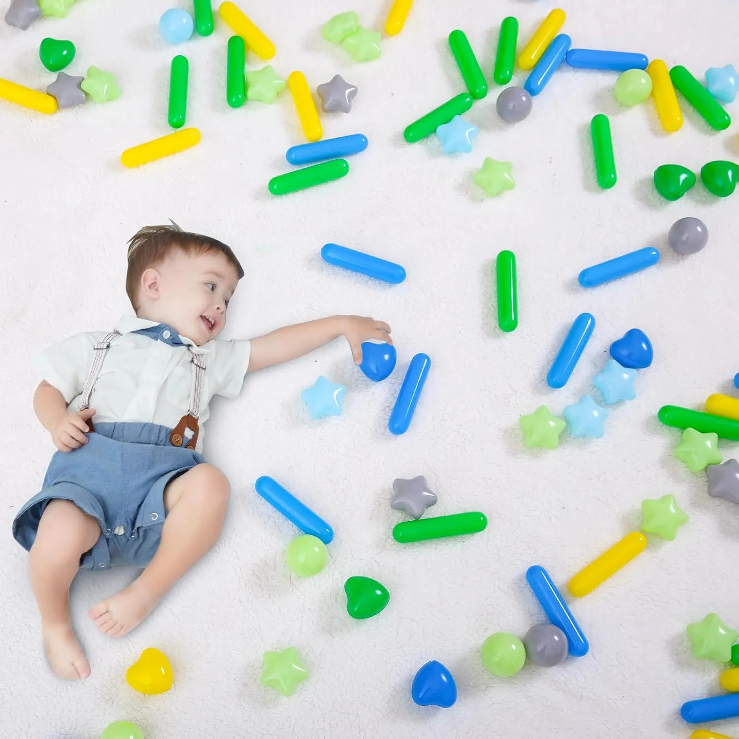 Tent$ Baby Pool Water Toys(Mixed Green) STARBOLO Ball Pit Balls for Toddlers - Macaron 100 sufficiency Ball Pit Balls Crush Proof Plastic Toy Balls for Toddlers Ball Pits$ Ball Pit Play 