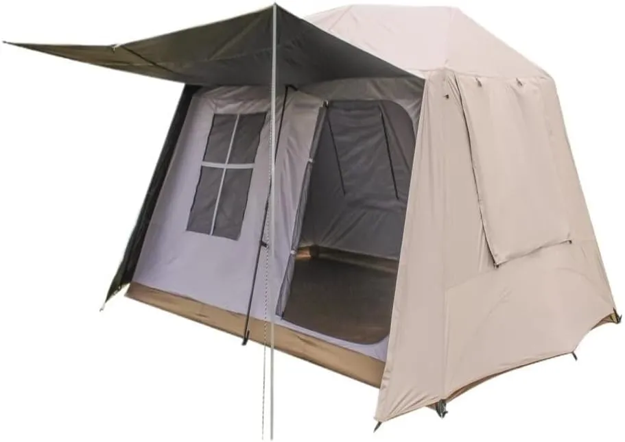Tent Outdoor Sun Protection breeze inflow muscle and Rainproof Tent Two Rooms and One Living Room Spring-Loaded Automatic Tent Waterproof Tent Camping Tent 