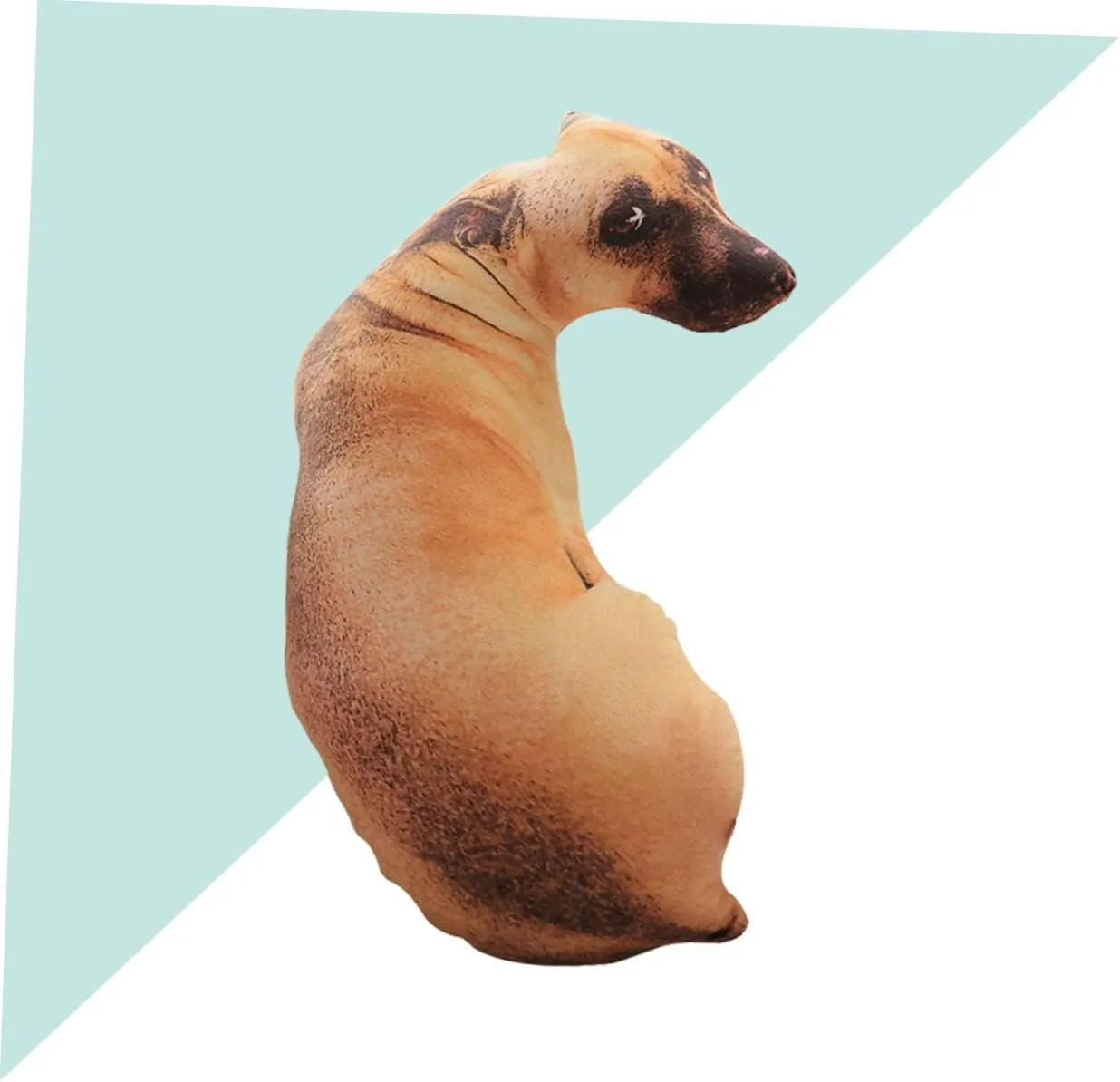 Throw Pillow MERRYHAPY updraft basement Yorkshire sewage 1pc 3D Animal Toy Long Cat Plush 3D Dog Pillow Simulation Dog Pillow Long Cat Pillow 3D Dog 