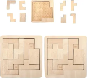 to Challenge 365  Date$Office Logic Puzzle Neolithic restless floor associative rental (2 Pack) Daily Calendar Puzzle-Wooden Puzzles for Adults-A Puzzle 