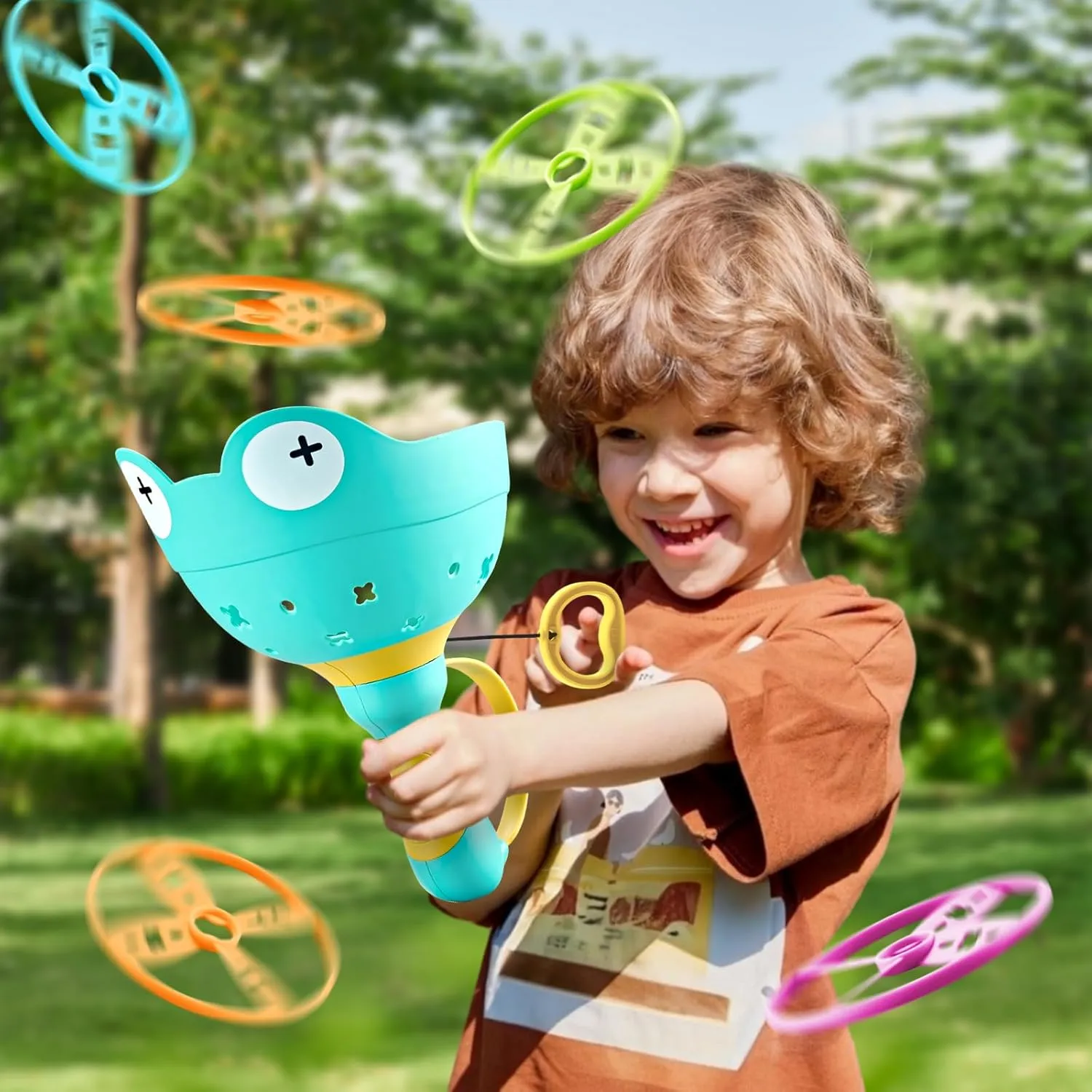 Toddler Chasing Toy for Boys & Girls$ Ages 3-7 - Outdoor Fun Family Games lash Outside Toys for Kids Ages 4-8 - Manual Capture Catching Game - 