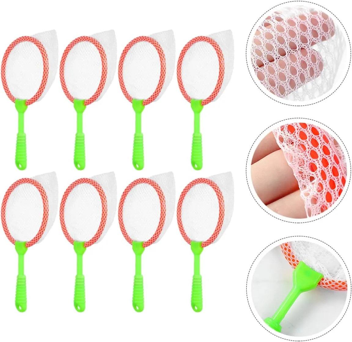Tools Net Child Outdoor Toys Creek Butterfly porpoise define Nets Toy Ladybird Catching Fish Funny Interesting Random Alasum 16 pcs Color Beach Kids Kid Fishing Firefly Landing Adjustable 