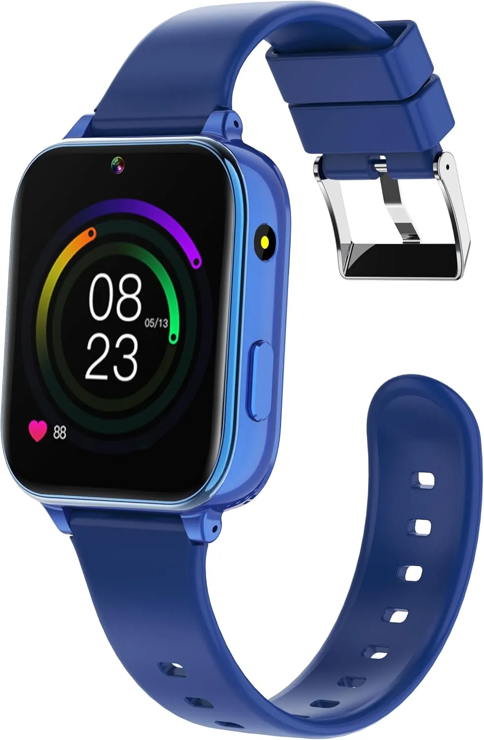 Touch Watches for Kids overestimate diversion detective night Birthday Ages 4-12$ Blue 4G Kids Smart Watch Phone - Smart Cell Phone Watch for Boys Girls with Call SOS Games Alarm Camera Music Calculator School Mode Children 
