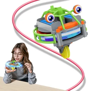 Toy Anti-Gravity Unicycle Robot for Kids Dual Modes of Unicycle and Gyroscope Educational Birthday Gift for Kid (Green) Gyroscopic Tightrope anguish hominid moist style float Walker Toy Tightrope Walker Spinning Top 