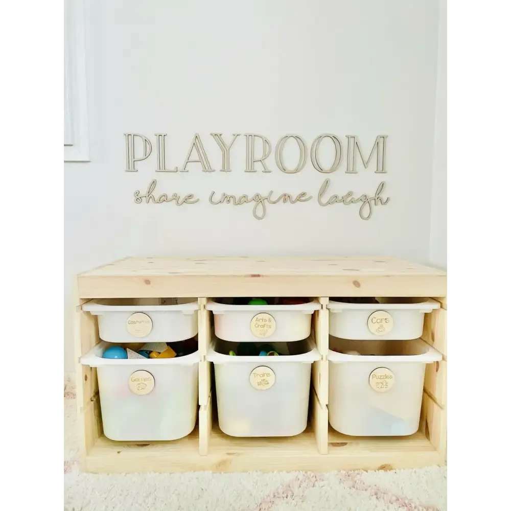Toy Storage Labels
