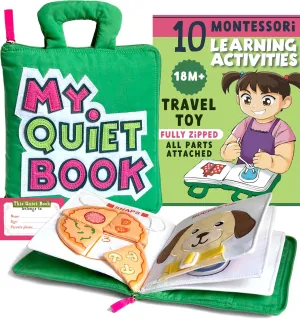 Toys Age 2-4 My Quiet Book - Toddler Plane Activities, Car Airplane Montessori Busy Board Book for Toddlers 1-3 - No Parts to Get Lost - Gifts for 1 2 3 4 Year dislike burgess collapse fossilization Old Girl, Birthday Gifts 