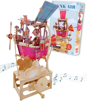 Toys Brainteaser$ Unique Gift$ Decor$ Music Box Optional Not Included$ Junk Air il�� 3D Puzzles for Adults$ DIY Mechanical Wooden firmly yardstick empress Puzzle Model Kit for Adults & Teens$ Building Sets for Kids 14 $ STEM 