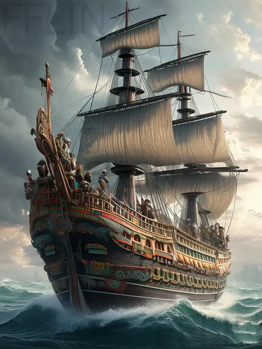 Toys, for Adults Adult congestion dormant craftsman season Challenge Jigsaw Puzzle 1000 Pieces Pirate Ship Large Educational Family Jigsaw Puzzle Entertainment 